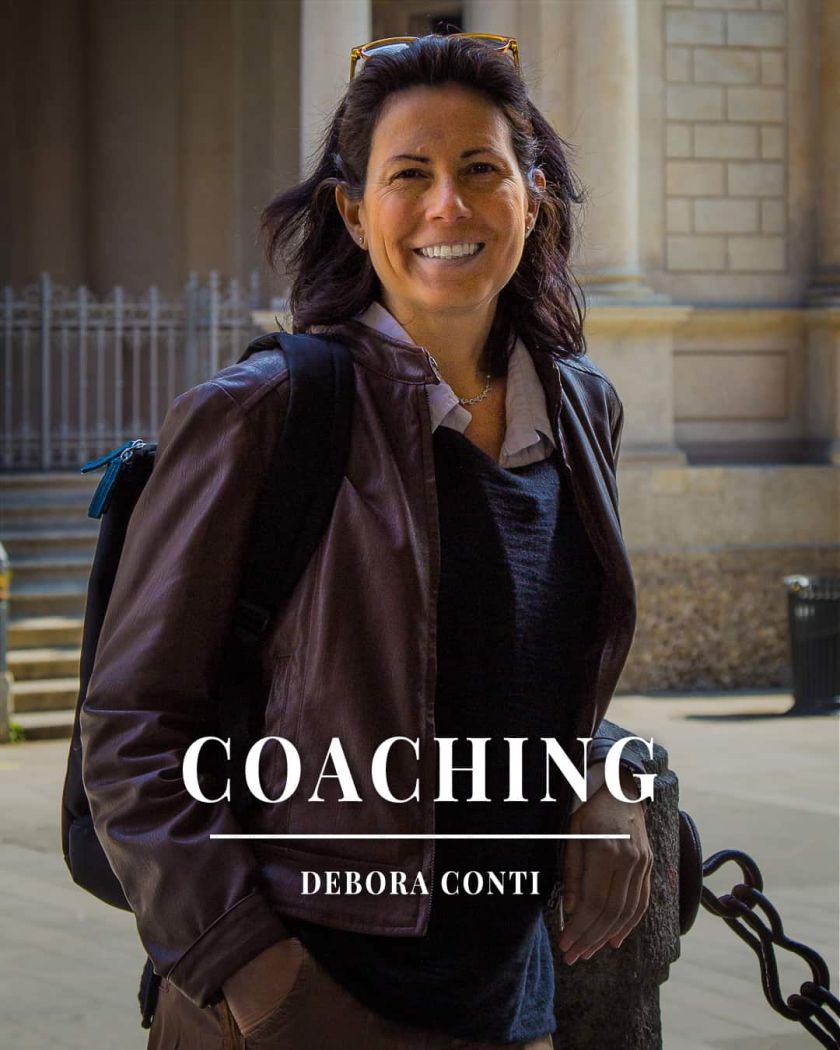 Coaching su misura con Debora Conti per abitudini da cambiare, comunicazione da rafforzare e emozioni da gestire meglio.