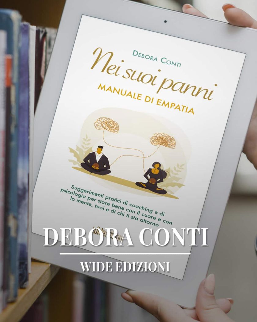 Nei suoi panni - Manuale di Empatia è la chiave per relazioni sane e soddisfacenti. Con esercizi pratici e storie di vita, Debora Conti ti guida nell'esplorazione dell'empatia e del benessere emotivo. Scopri come superare i tuoi limiti!